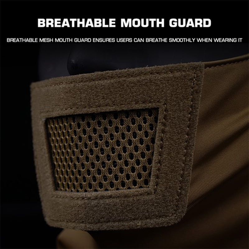 Men's hunting mask, also a balaclava, for paintball, hunting, cycling. Knight style, full face protection.m