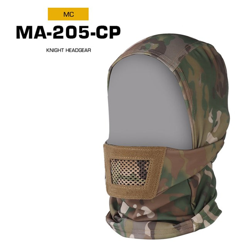 Men's hunting mask, also a balaclava, for paintball, hunting, cycling. Knight style, full face protection.m