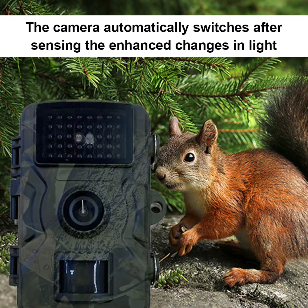 Hunting Trail Camera Waterproof Hunting Camera Motion Activated Infrared Night Vision Security Cam for Outdoor Wildlife Hunting