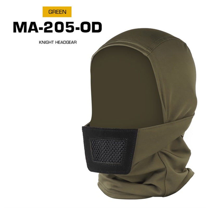 Men's hunting mask, also a balaclava, for paintball, hunting, cycling. Knight style, full face protection.m