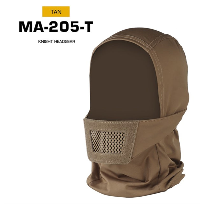 Men's hunting mask, also a balaclava, for paintball, hunting, cycling. Knight style, full face protection.m