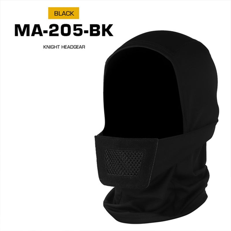 Men's hunting mask, also a balaclava, for paintball, hunting, cycling. Knight style, full face protection.m