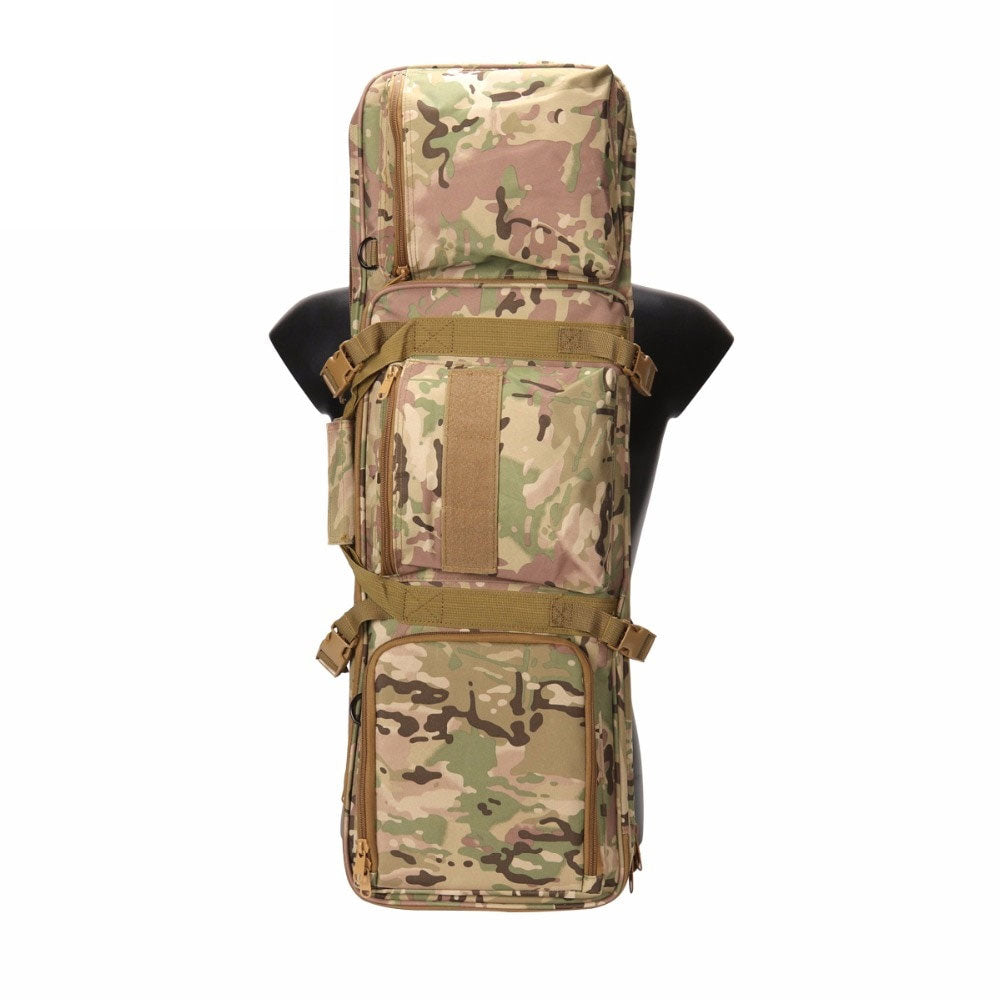 85CM Tactical Heavy slip Carrying Dual Rifle Case Gun Bag for M4 Hunting Military Shoulder Pouch Fishing Backpack